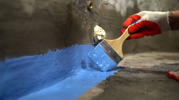 Commercial Vapor Barrier Installation project at a Maxwell, IN business property by SJ Waterproofing Pros